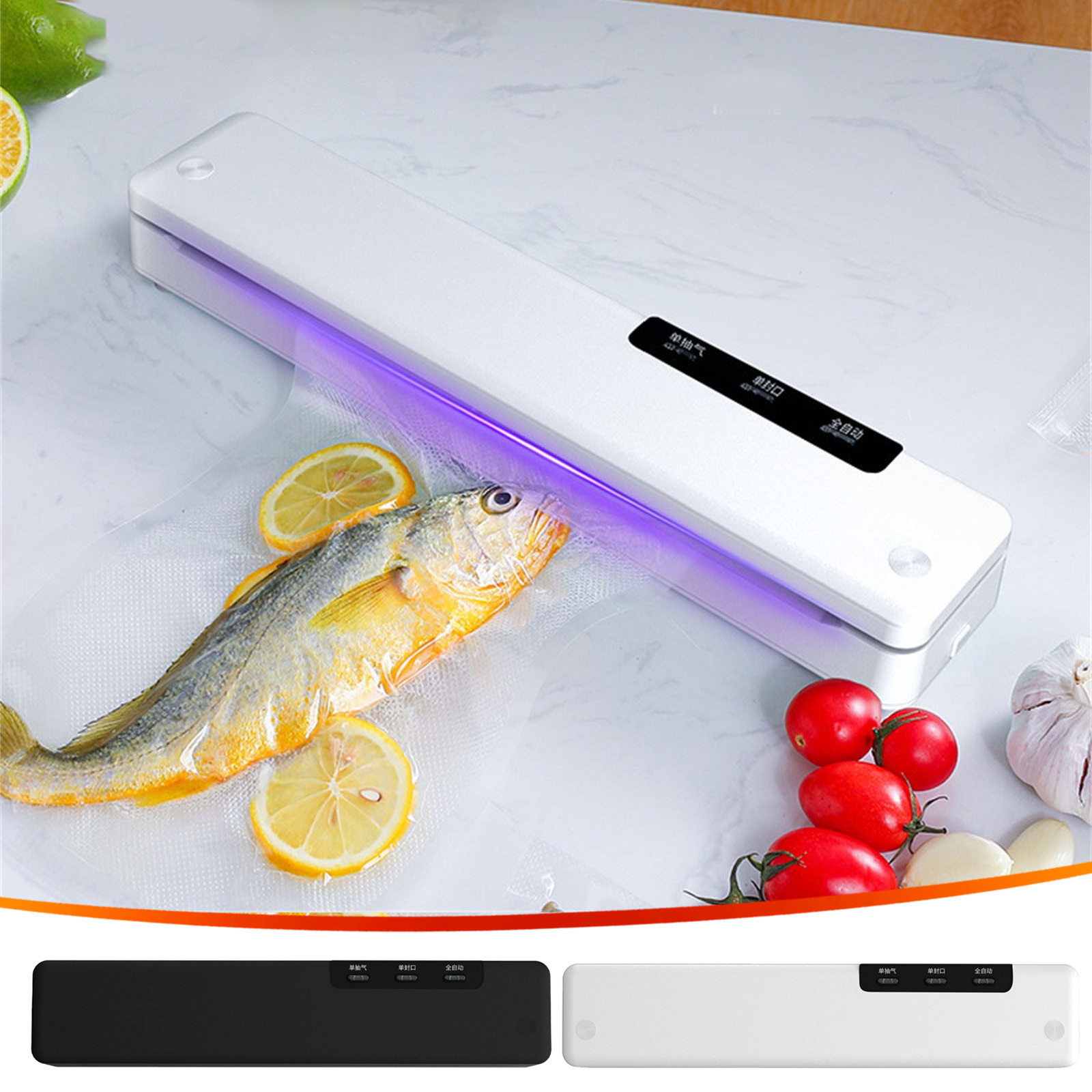 Machine à sceller sous vide alimentaire Inclus 10 Sac Sous Vide Machine à sceller sous vide alimentaire Inclus 10 Sac Sous Vide