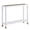 White / Gold, variant on FunMay 2-Tier Entryway Table, Console Table, Entrance Table, Black/Gold Metal
