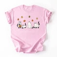 thumbnail image 3 of Halloween Cat T-Shirt, Costume Cute Black Cats Ghost T-Shirt, Fullsizes S-5XL Multicolors T-Shirt, 3 of 5
