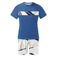 thumbnail image 5 of Mangas de Mano para Hombres, Impresión Hawaiana Suelta Casual, Pantalones Cortos Deportivos de Cintura Elástica Y Set de Blusa, 5 of 5