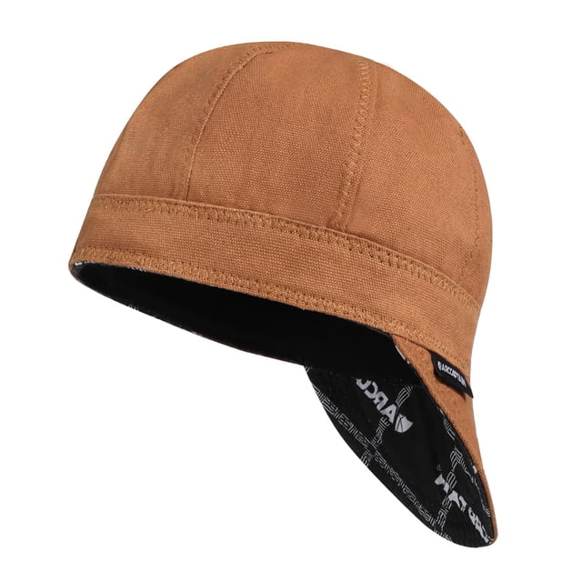 Gorro de soldadura ARCCAPTAIN reversible de algodón ignífugo de 10 oz