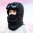 thumbnail image 2 of GOOHOCHY 1 protector de orejas resistente al viento para esquí, ciclismo al aire libre y de invierno (negro), 2 of 8
