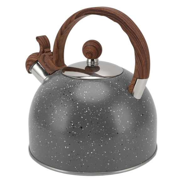 Tetera Con Silbido De Calentamiento Rápido, Tetera Con Silbido De Acero Inoxidable De 2,5 L Energonómico Y Vertido Seguro, Silbido Fuerte Para Té, Café, Leche