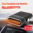 thumbnail image 1 of Calentador portátil para automóvil Descongelación rápida con modos de enfriamiento de calefacción Calentamiento Ventilador de parabrisas de aut 24V Negro shamjiam Ventilador de calefacción de coche, 1 of 8