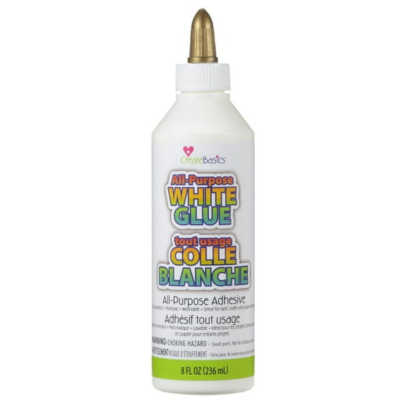 Create Basics White Glue, 8 Oz., White Glue 8oz