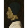 thumbnail image 3 of Gentile Bellini 11x14 Black Modern Framed Museum Art Print Titled - Portrait of Lorenzo Gustiniani (1465), 3 of 5