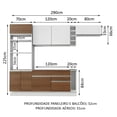 thumbnail image 3 of Cocina Integral Completa Modular Madesa Glamy 290cm MB, 3 of 5
