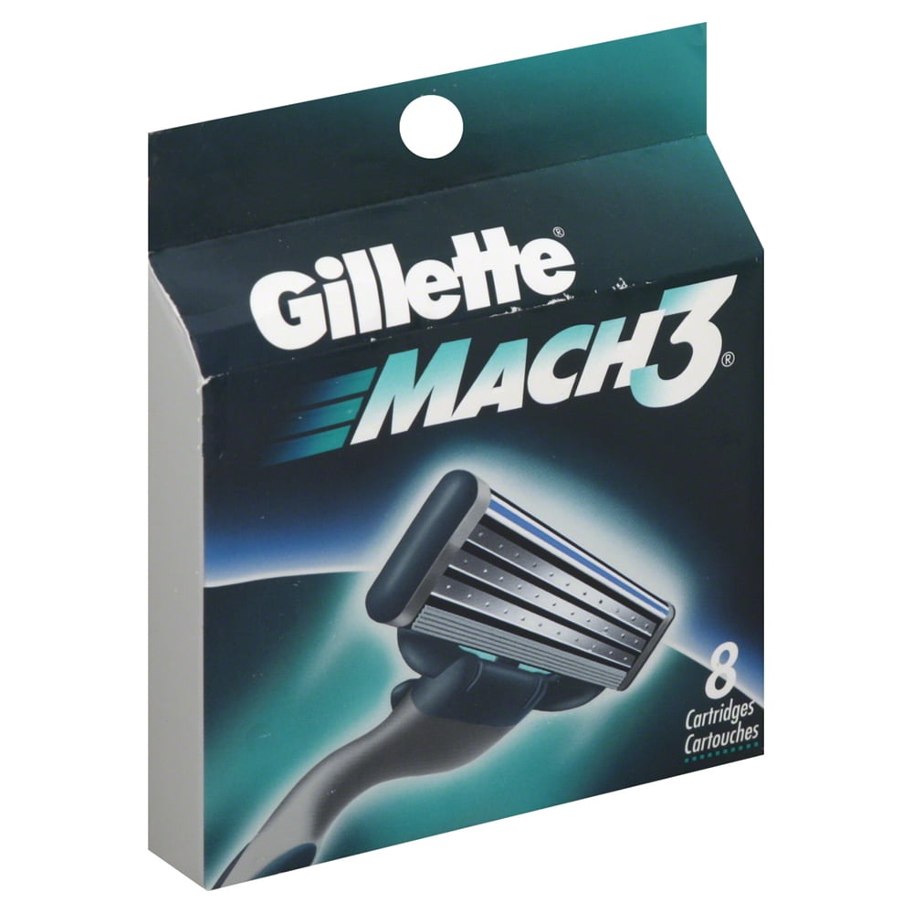 Gillette Genuine Mach3 Replacement Razor Blade Refill Cartridges For ...