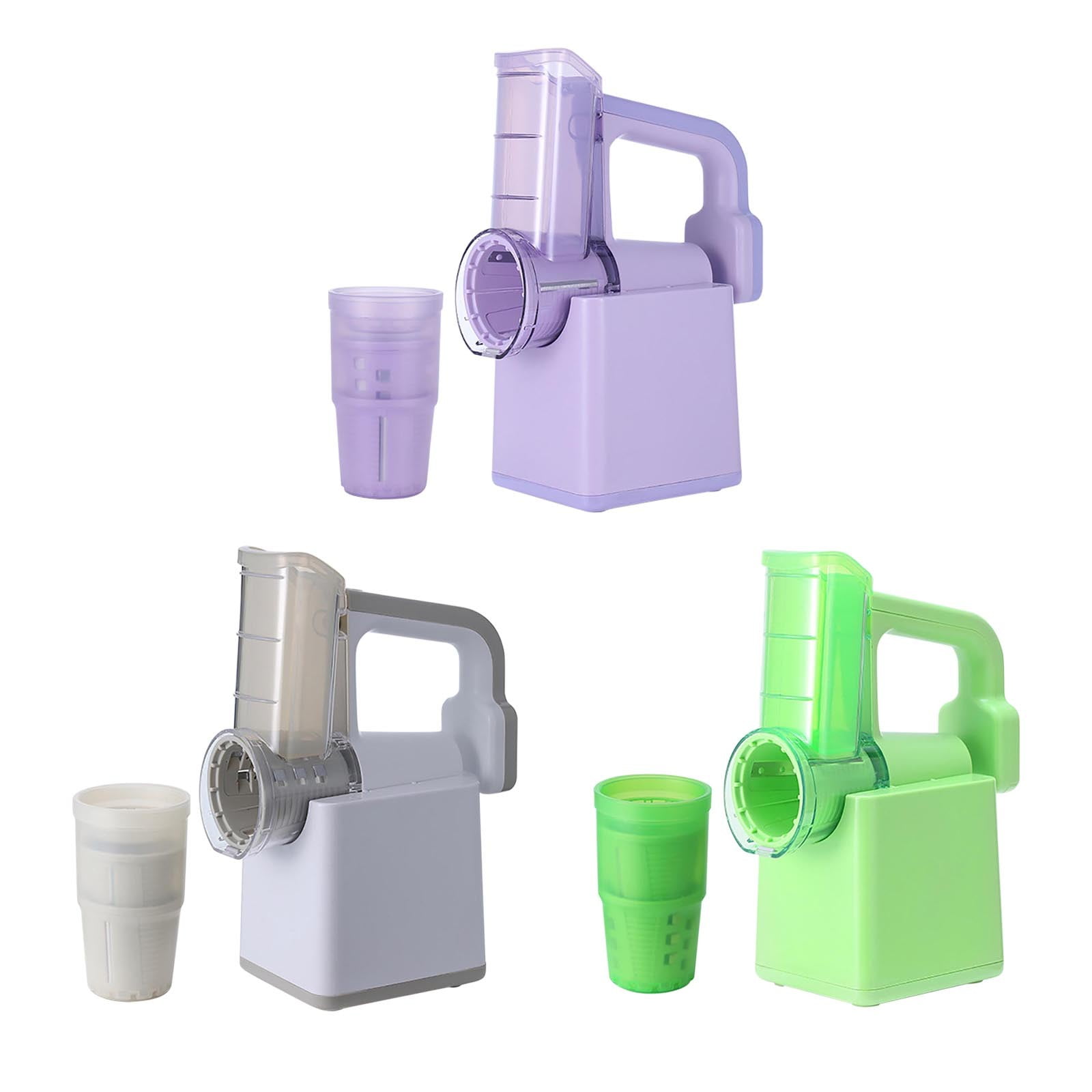 Electric Vegetable Slicer,Cheese Shredder,8-Speed Adjustable,Stainless Steel for Home Cooking,Kitchen Prep Tool,Food Processor Alternative|Plastic,Purple,NCHKUN
