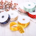 thumbnail image 7 of Grosgrain Ribbons 10 Yards 5/8 Inch Pure White Gold Dots Ribbon for Crafts Gift Wrapping Wedding, 7 of 7