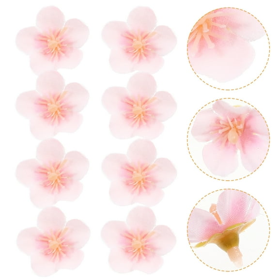 Hemoton  Decor Cherry Blossom Petals Heads Attractive Flower
