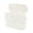Cream White, variant on Black Toilet Paper Storage Container Large Narrow Bathroom Bin
