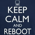 thumbnail image 3 of CafePress - Keep Calm And Reboot T Shirt - Men's Classic Graphic Cotton T-Shirt, 3 of 4