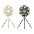 thumbnail image 6 of 10000mAh Camping Fan Rechargeable Portable Tent Fan Wireless Ceiling Electric with Power LED Light 120°Head Shaking, 6 of 9