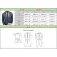 thumbnail image 3 of Zshosam Mens Blazer Classic Fit Sport Coats 2 Buttons Stretch Business Casual Suit Jacket(Blue,XL), 3 of 5