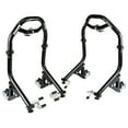 thumbnail image 1 of Venom Venom Motorcycle Front Fork & Rear Spool Lift Stands with Dolly Wheels, Black, Compatible with 2011-2016 Triumph Street Triple, 1 of 9