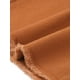 thumbnail image 5 of Faldas de mezclilla de cintura alta para mujer INSPIRE CHIC, con dobladillo sin terminar, hasta la rodilla, color rojo ladrillo, talla S, 5 of 6