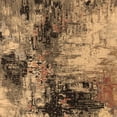 thumbnail image 1 of Ahgly Company Indoor Square Oriental Brown Industrial Area Rugs, 8' Square, 1 of 4