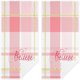 thumbnail image 1 of wonima01 Christmas Believe Microfiber Hand Towels Set of 2 Pink Buffalo Plaid Check Kitchen Towel for Bathroom Yoga Gym Winter Holiday Farmhouse Decorative Towels 13.8"X29.1", 1 of 1