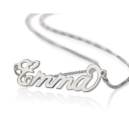 Personalized Necklaces - Sterling Silver Personalized Name ...