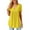 Yellow, variant on Liher Women Basic Tshirt V Neck Short Sleeve Summer Tops Lounge Loose Tunic Blouse Dark Green Tee Shirts Clothes Size L