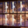thumbnail image 7 of 6pcs Remote Controlled Flameless Taper Candles with Automatic Timer and Suction Cups, Flickering Battery LED Candles for Year-Round Home Decor, Christmas Wedding Centerpiece, 7 of 7