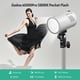 thumbnail image 5 of Lámpara flash Godox AD100Pro Pocket Studio Retrato Flash Light Lámpara de fotografía Pantalla OLED 5800K 1/8000s Sync TTL/Multi/M Flash 2.4G Wireless X System incorporado 5 grupos 32 canales con bater Maboto Lámpara flash, 5 of 7