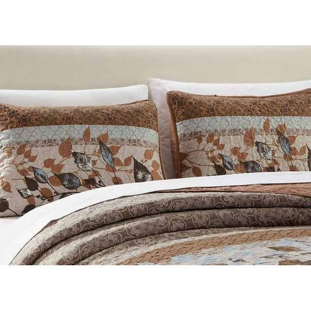 Couvre-lit matelassé couleur unie, 1 pièce, couvre... – Grandado