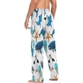 thumbnail image 6 of FREEAMG Sea Animals Pajama Pants for Men, Men's Separate Bottoms, Pure Cotton Comfortable Lounge Pants for Men（397）, 6 of 7