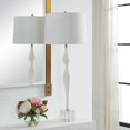 thumbnail image 3 of Uttermost Helena Slender White Table Lamp, 3 of 7