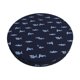 thumbnail image 1 of Balery Cute Shark Fundas de asiento para taburete de bar redondo de tela de terciopelo ajustables que protegen de arañazos y manchas para sillas de 14 a 17 pulgadas.-14 inch, 1 of 7