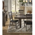 thumbnail image 6 of A-America Bremerton 60" - 78" Trestle Table with Slat Base-Finish:Warm Grey, 6 of 9