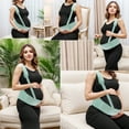 thumbnail image 6 of Unique Bargains Pregnancy Belly Band with Adjustable Straps 1 Pc Large Green, 6 of 7