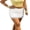 Ivory, variant on Women's Plus Size Mini Skirt Casual Stylish Sequined Lace Trim Mid Rise Short Skirt for Summer