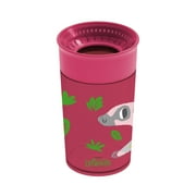 Dr. Brown's Milestones Cheers 360 Sippy Cup, Spoutless Transition, Travel Friendly, Leak-Free, 9m+, Red, 10 oz/300 ml, 1 Pack