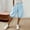 Light Blue, variant on HBYJLZYG Women's Capri Pants with Pleated Lantern Style and Button Zip Fly, Relaxed Loose Fit with Elastic Waist and Side Pockets, Summer Casual Knee-Length Workwear