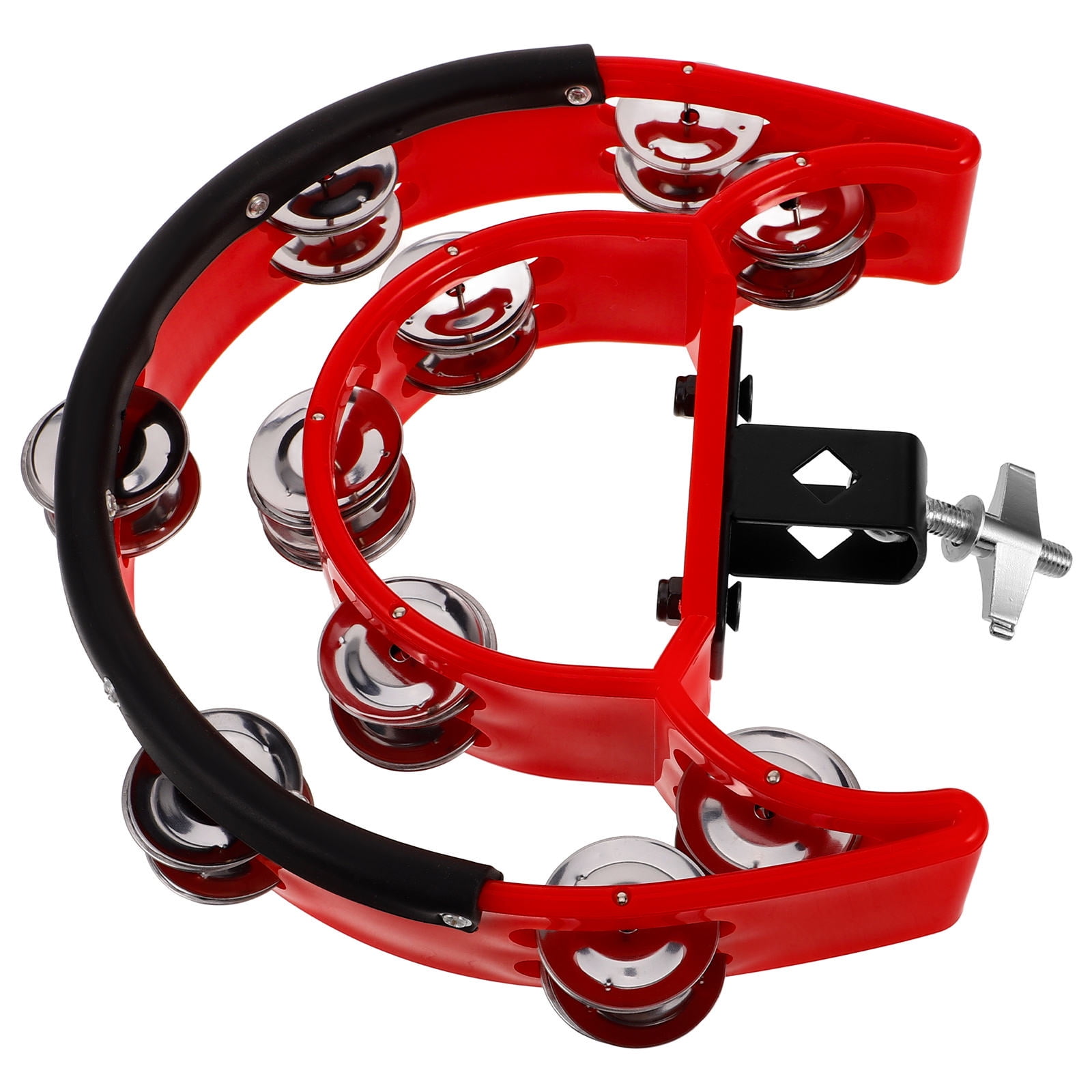 WHAMVOX Beginner Tambourine Drum Supply Drum Mountable Tambourine Instrument Music Instrument Tambourine Drum Instrument Tambourine