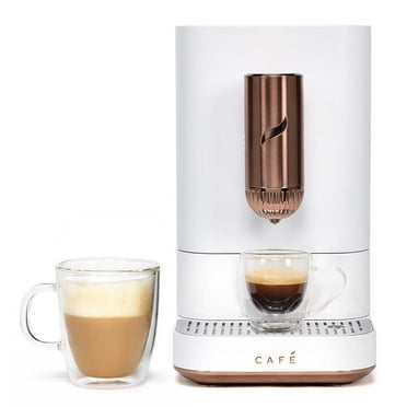 Cafe Affetto 20-Bar, 2-Cup White Espresso Machine
