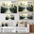thumbnail image 4 of Designart "Foggy Mountains With Stormy Edges Of Power Lines" Power Lines Wall Art Living Room, 4 of 7