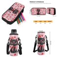 thumbnail image 6 of ZUXONGSY Cat Strawberry Daisy Flower Print School Bookbag Set of 4 for Boys Girls, Durable Kids Backpack with Insulated Lunch Box Pencil Case and Water Bottle Holder, Large Kids Schoolbag Book Bag, 6 of 6