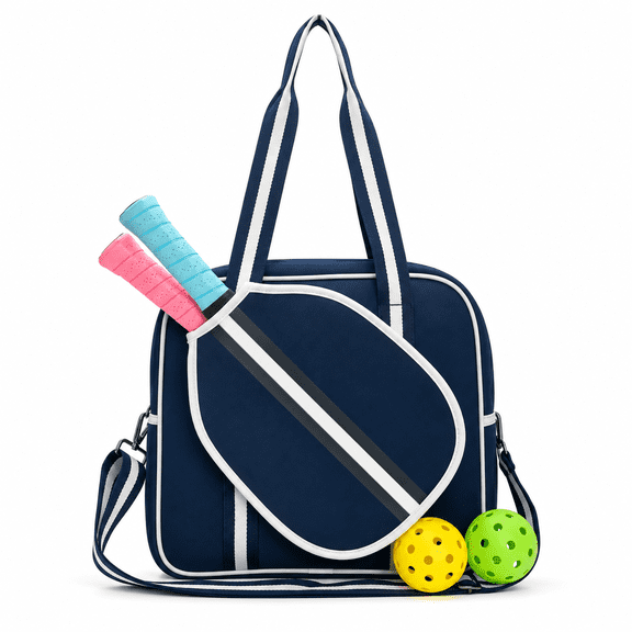 Waterproof Pickleball Paddle Bag for Men and Women, Large Capacity Tennis Bag with Adjustable Shoulder Strap and Zippered Paddle Compartment,M26