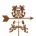 thumbnail image 1 of EZ Vane EZ1704-DK Coast Guard Weathervane with Deck Mount, 1 of 1