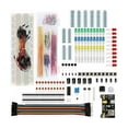 thumbnail image 2 of Compatible with Raspberry Pi, Electronic Component Kit, Power Module, Breadboard, Jumper Wires, Capacitors, LEDs, Resistor, Storage Box for DIY Enthusiasts (1 Set), 2 of 5