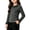 Gray, variant on Toddler Girl Long Sleeve Shirt Ruffle Neck Cuff Soft Stretchy Crewneck Basic