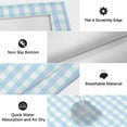 thumbnail image 6 of Aqua Blue Green Outdoor Rug for Patio/Deck/Porch, Non-Slip Large Area Rug 3 x 5 Ft, Checkered Plaid Gingham Lattice Trellis Indoor Outdoor Rugs Washable Area Rugs, Camping Rug Carpet Runner, 6 of 8
