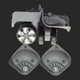 thumbnail image 4 of Conjunto de Ruedas de repuesto para equipaje maleta carrito de viaje 2 unidades A78 gris perfecl, 4 of 5