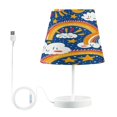 thumbnail image 2 of Rainbows and Cute Cloud Desk Lamp LED Table Nightstand Lamps with 3 Color Temperatures for Home Bedroom Living Room Decor 6x11, 2 of 8