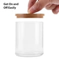 thumbnail image 3 of Portable Acrylic Storage Bottle for Puff Cotton Swabs Makeup Remover Cotton  2 In 1  and Square Cotton Swabs Storage Box Container Cosmetics Organiser for Bathroom Guest Room Counter, 3 of 10