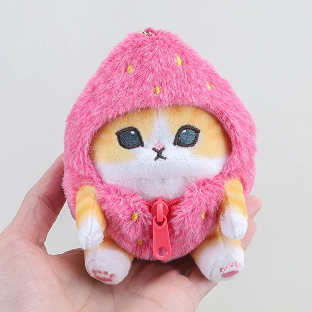 Cute Shark Cat Plush Toy Fried Shrimp Cat Stuffed Animal Plushies Doll Soft Stuffed Shark Kitten Pillow Christmas Birthday Gifts Bodega Aurrera en linea