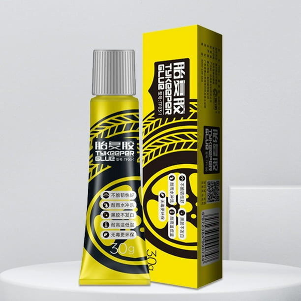 Pegamento Reparador De Neumáticos Sellador de neumáticos de coche Agente de parcheo de llanta suave para accesorios de automóviles (30g) Sywqhk Para estrenar